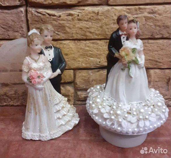 Свадебные статуэтки,2 шт
