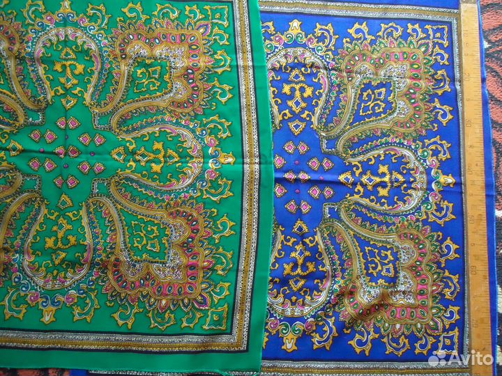 Платки СССР шерстяные,черный Япония