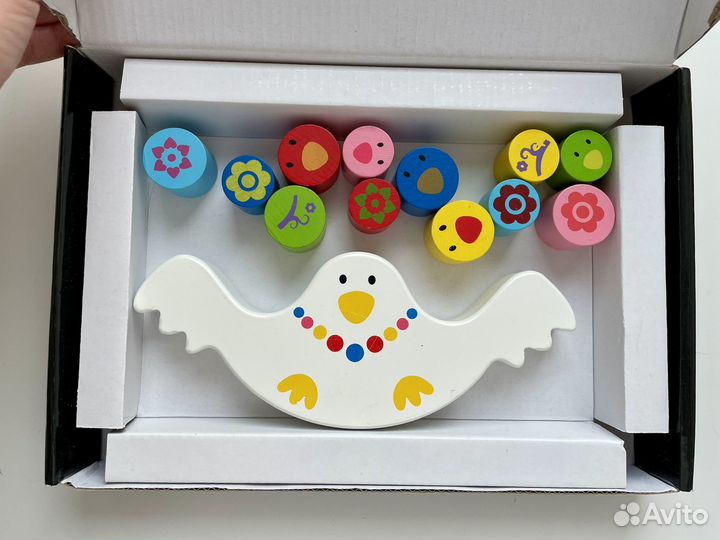 Bondibon птичка балансир игрушки из дерева