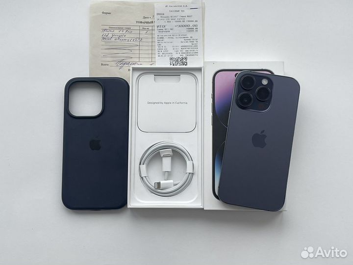 iPhone 14 Pro 128Gb Deep Purple Идеальный Sim+eSim