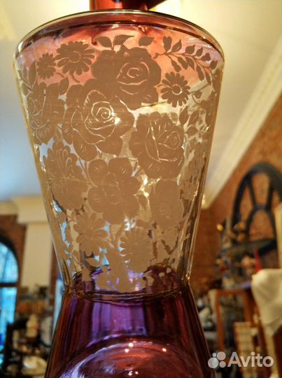 Набор графин и стопки антик