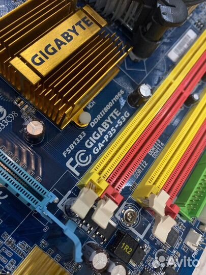 Материнская плата gigabyte GA-P35-S3G