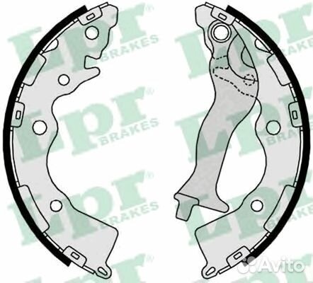 Комлект тормозных накладок