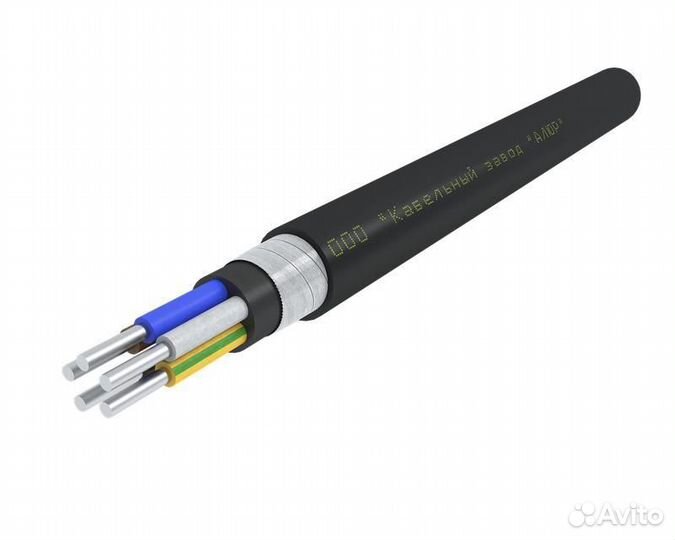 Кабель авбшв 5х10 ок (N PE) 0.66кВ (м) алюр 00-000