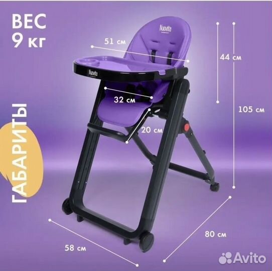 Стульчик для кормления nuovita