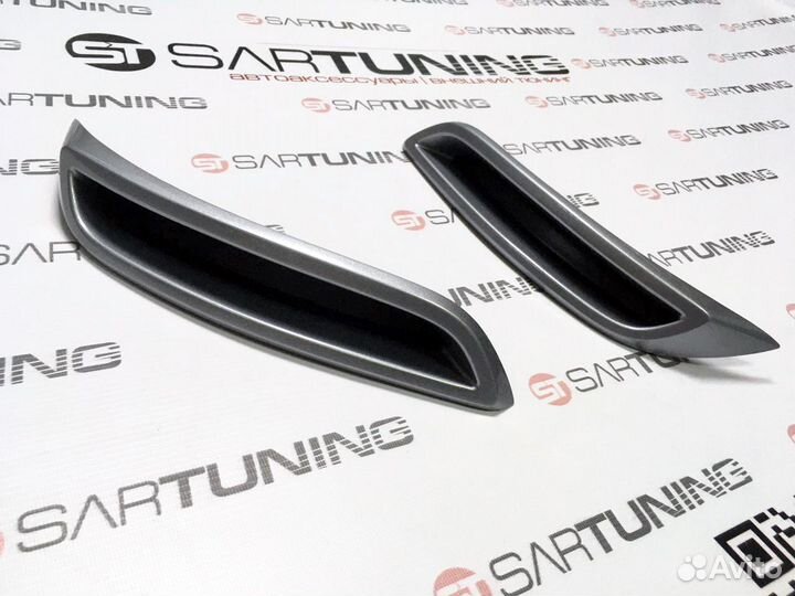 Накладки заднего бампера Рапид Skoda Rapid 2020