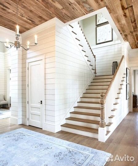 Деревянные лестницы на второй этаж