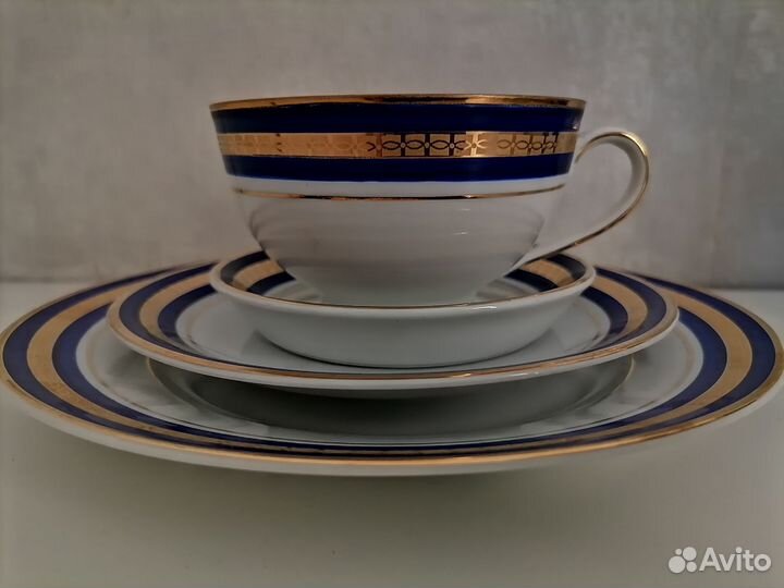 Фарфоровый чайный сервиз гдр