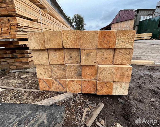 Куб Бруса 150 х 150 (6000) ест.вл 1-cт