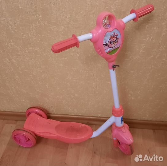 Самокат детский трехколесный бу