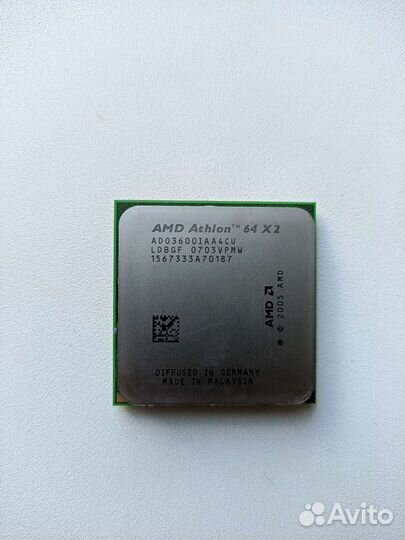 Процессор AMD Athlon 64 X2 3600+