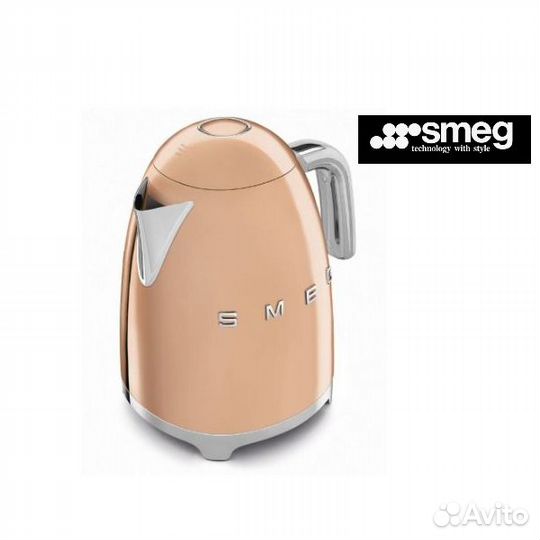 Чайник Smeg KLF03rgeu Розовое золото Италия