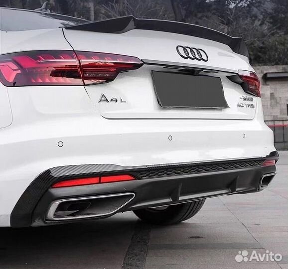 Спойлер audi a4 b9 в карбоне