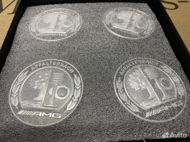 Комплект колпачков на ступицы колёс AMG