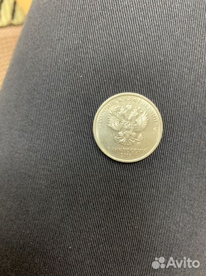 Монета брак 2 рубля