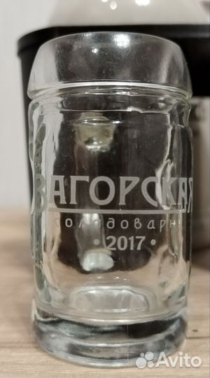 Кружка керамическая и миниатюра пивные