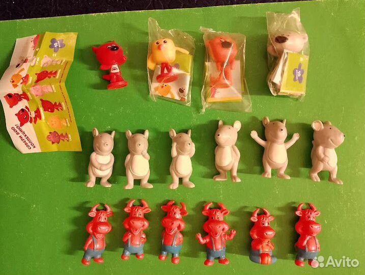 Много коллекций формата киндер