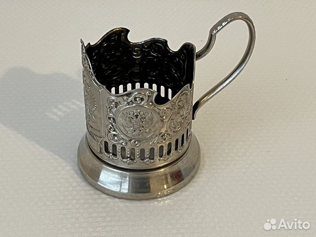 Подстаканник из нержавеющей стали с гербом РФ купить в Москве | Товары ...
