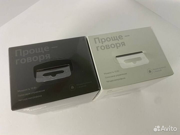 Умная колонка Яндекс Станция Мини с часами, новая