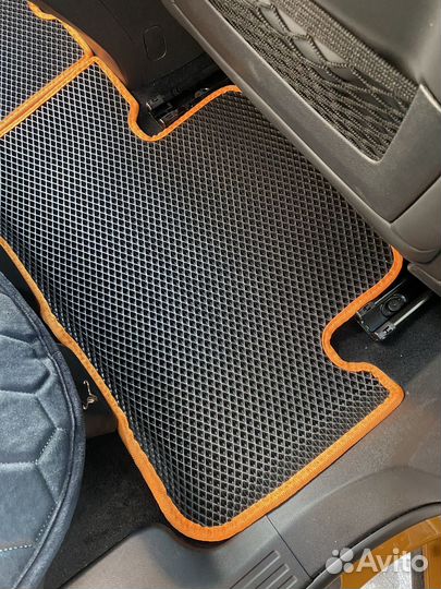 Ева коврики eva с бортами в автомобиль