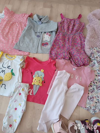 Детские вещи пакетом на девочку 68-80