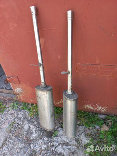 Глушитель на Волгу из нержавейки