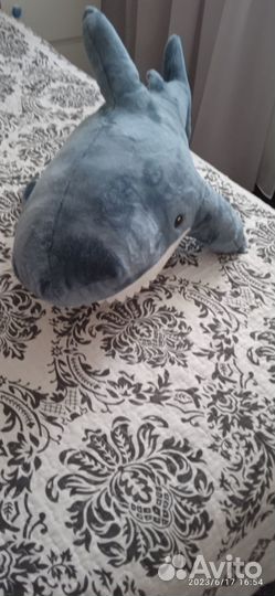 Мягкая игрушка акула икеа 70 см