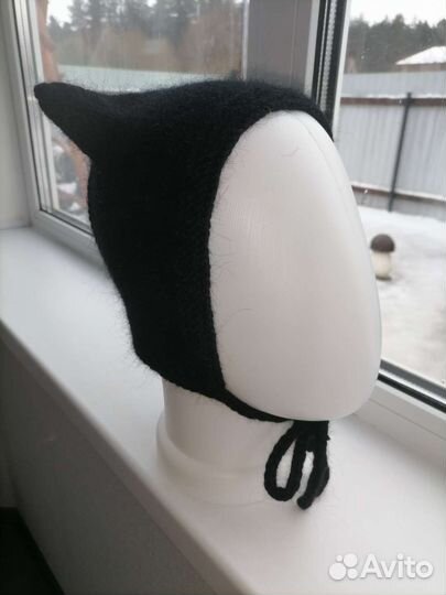 Чепчик с ушками, Kitty hat, Devil hat