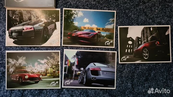 Grand turismo 5, журнал Apex и открытки