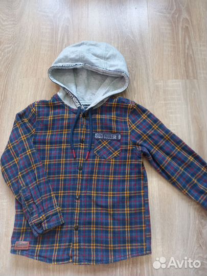 Рубашки, кофты, футболки размер 110