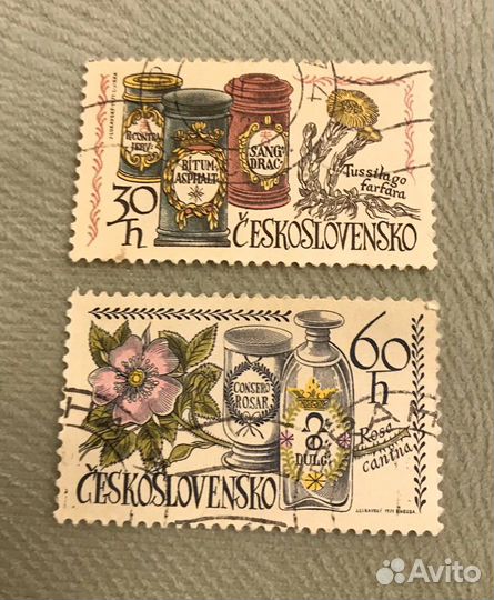 Почтовые марки Чехословакии