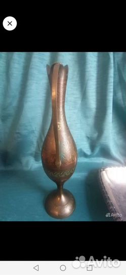 Поднос и кувшин. Винтаж