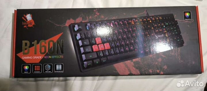 Игровая клавиатура a4tech Bloody B160N