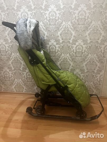 Санки коляска ника 7 5s