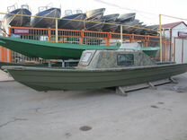 Лодка каютная Каспий 90 производство RiverBoat