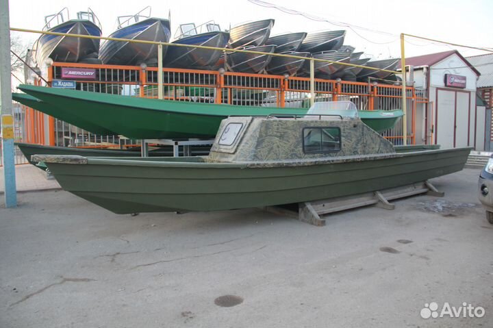 Лодка каютная Каспий 90 производство RiverBoat