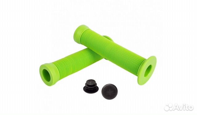 Грипсы Green Cycle GGR-254 145mm салатовые BMX