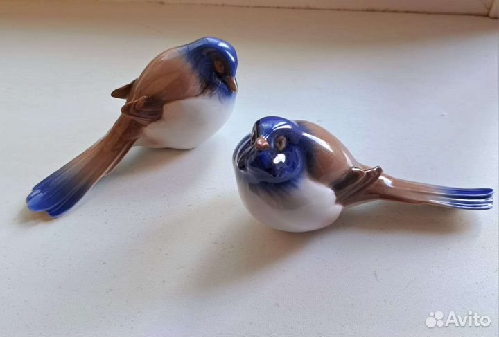 Оптимист и Пессимист, фарфор