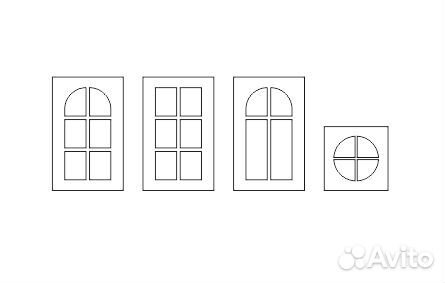 Трафарет окна