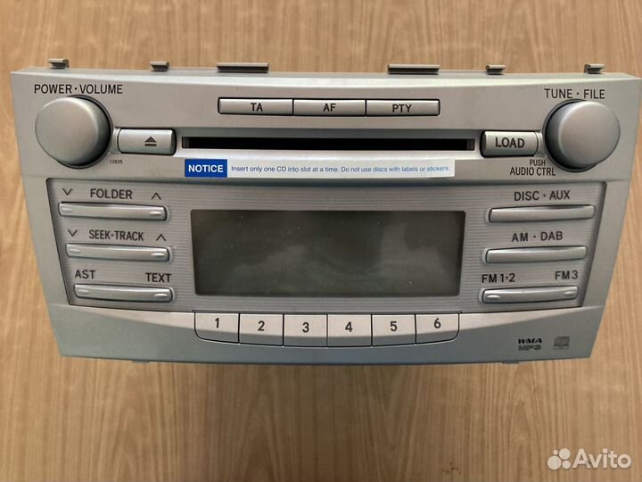 Штатная магнитола Тойота Камри v40