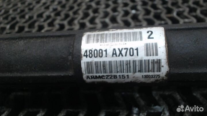 Рейка рулевая без г/у Nissan Micra K12E, 2004