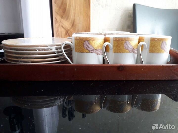 Кофейный сервиз Китай керамика на 6 персон плюс де