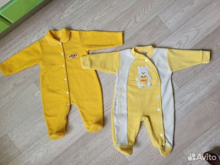 Комбинезоны утеплённые р. 62-68