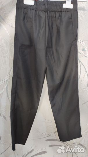 Брюки черные для мальчика, размер 32