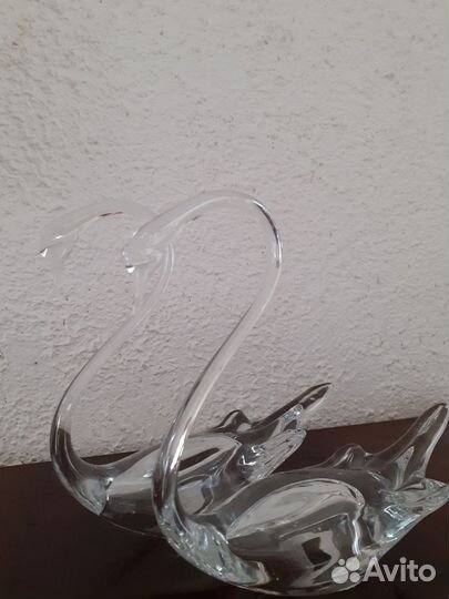 Хрустальные лебеди СССР винтаж