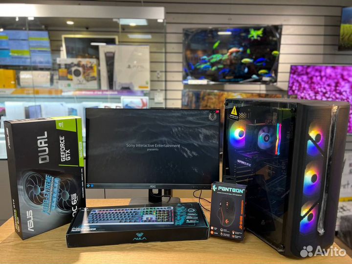 Игровой компьютер Intel Core i5-12400F / RTX 4060