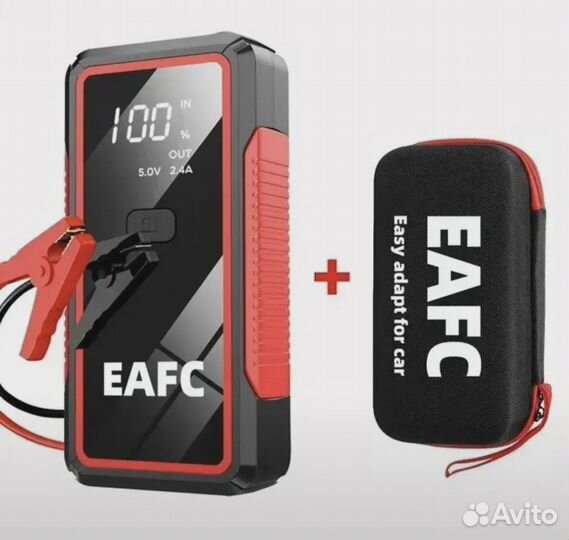 Пусковое устройство бустер Eafc 16000mAh 1500A