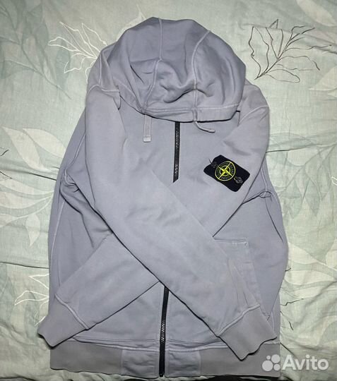 Зип худи stone island,оригинал