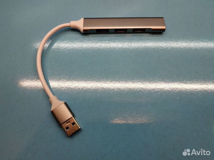 Переходник HUB 4 х USB 3.0 металл