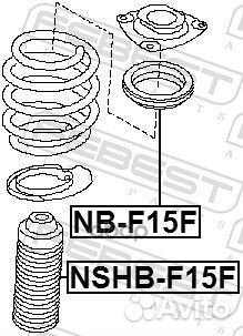 Nshbf15F пыльник переднего амортизатора Nissan